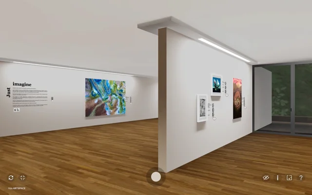 Virtual galleries for art, present your art in 3D‎, art.spaces