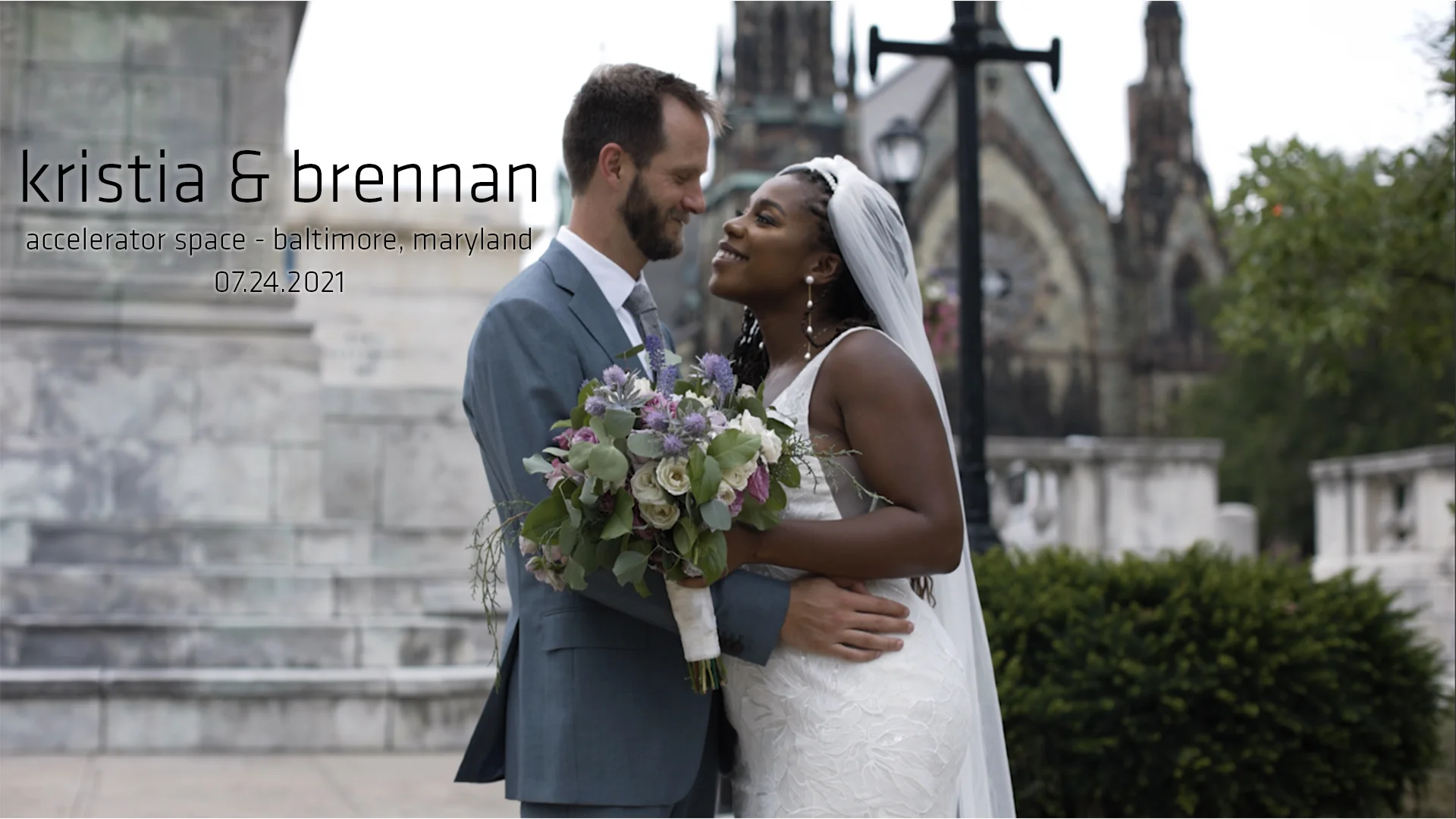 Kristia & Brennan wedding film at Accelerator Space, Baltimore MD