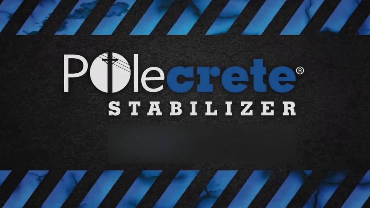 Setting a utility pole with Polecrete Stabilizer.mp4 on Vimeo