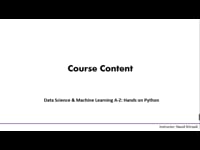 Course Content