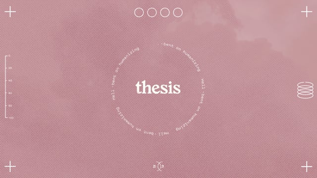 Thesis - Video - 2