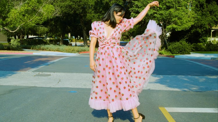 lirika matoshi strawberry dress