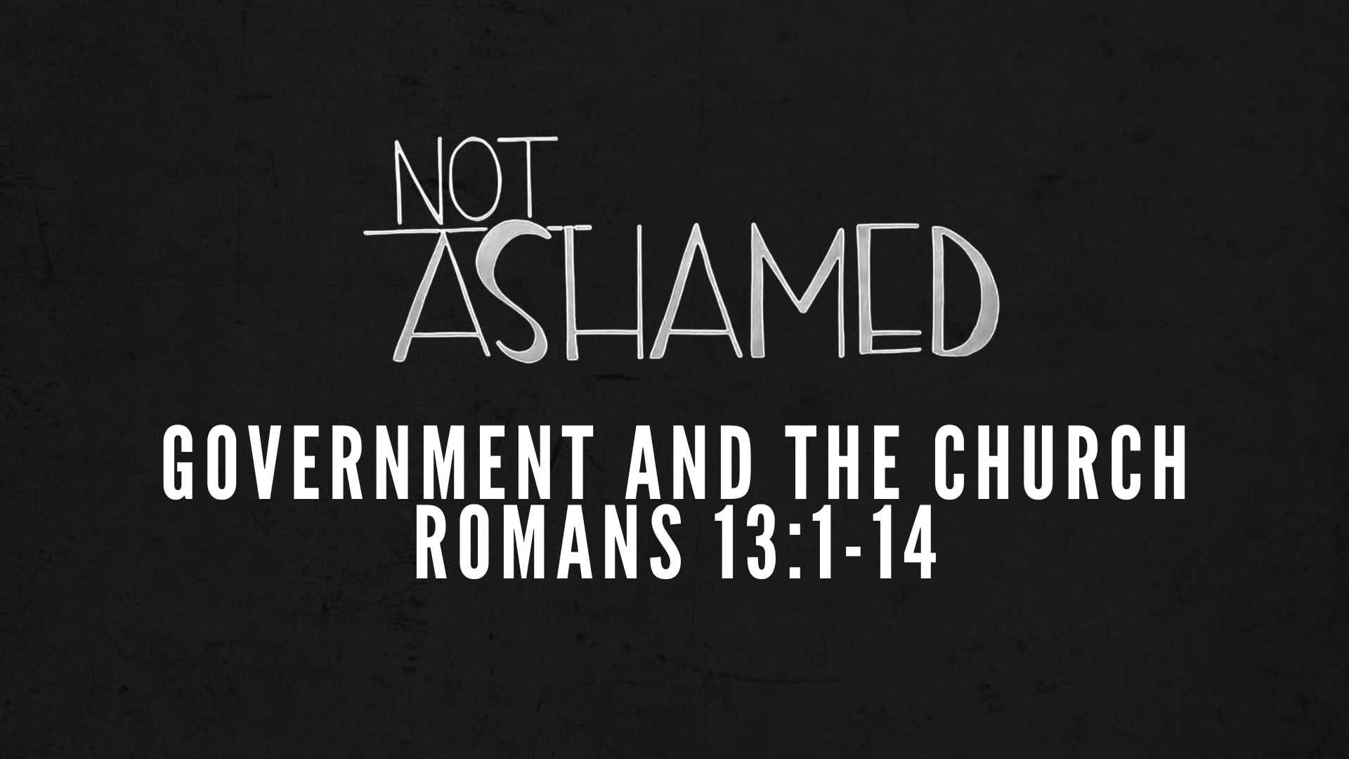 Government and The Church - August 22, 2021