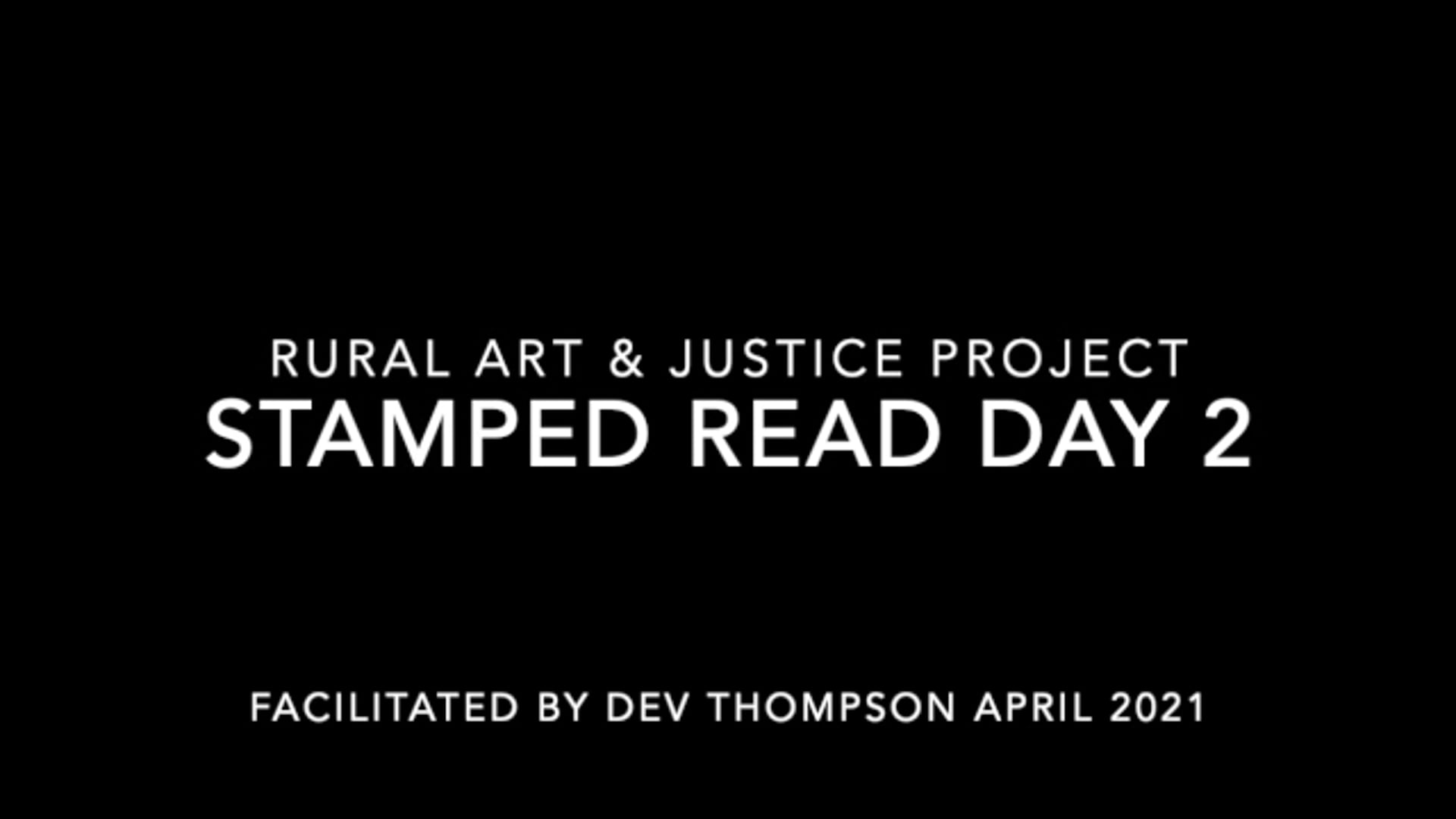 STAMPED READ DAY 2