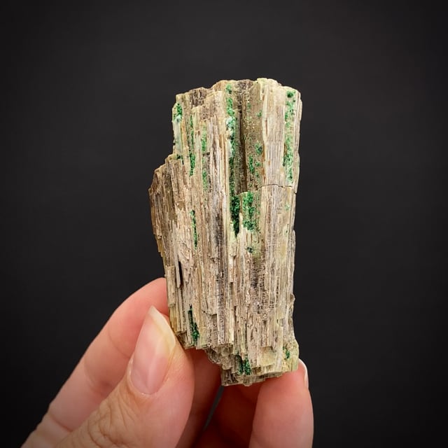 Chrome-Grossular on Diopside ex Soregaroli