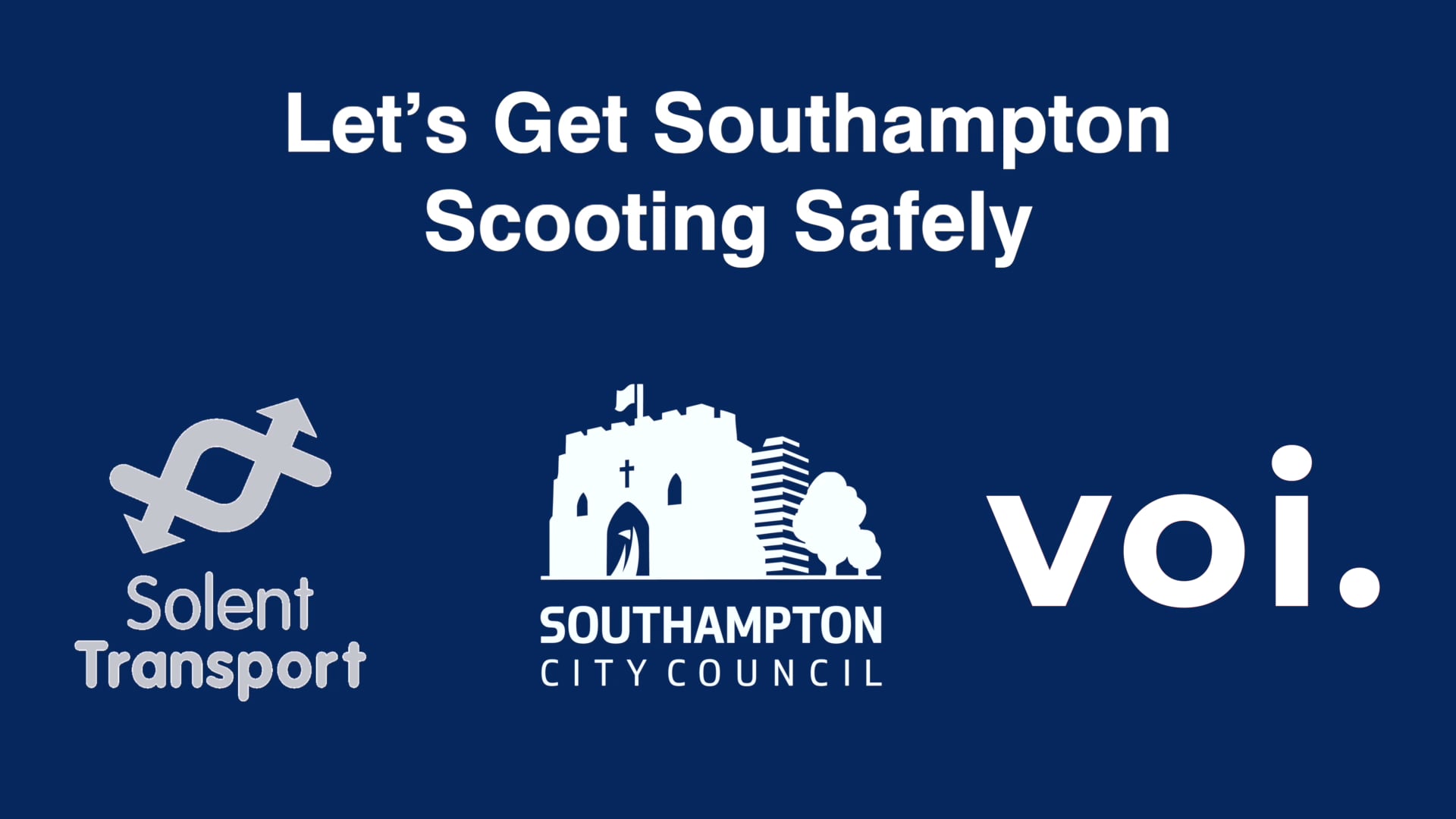 Southampton City Council | Voi Scooter on Vimeo