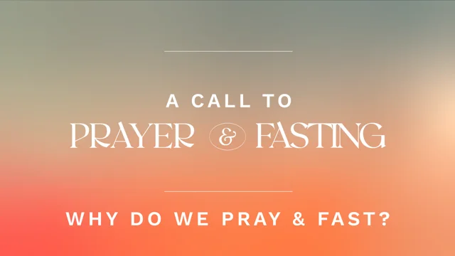 Our Blog - A Call to Fast & Pray