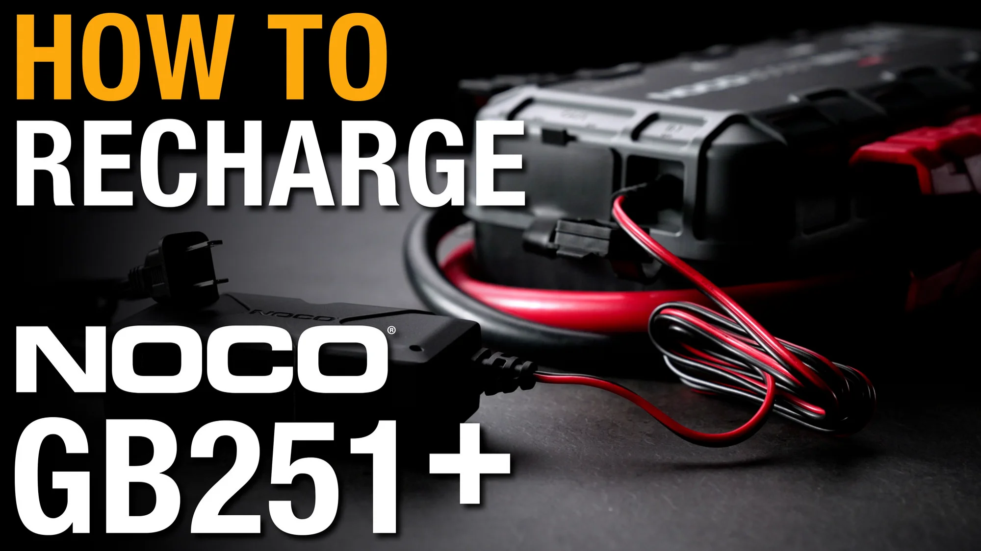 How to Recharge NOCO GB251+ on Vimeo