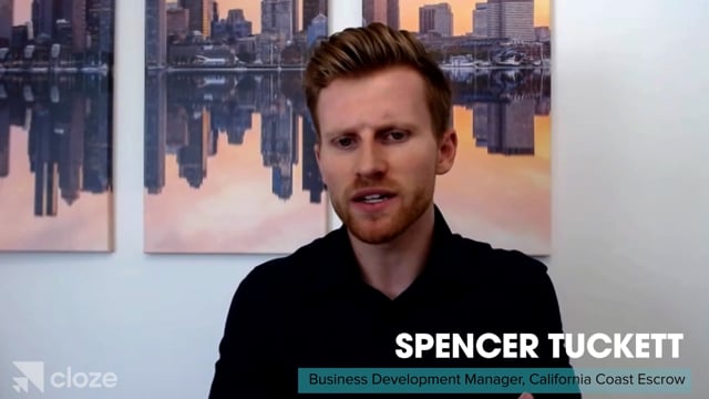 California Coast Escrow - Customer Success Story (Spencer Tuckett - Business Development Manager)