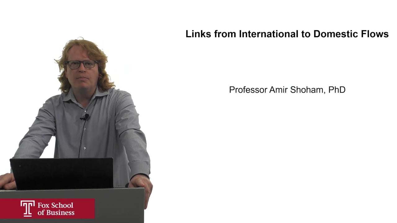 Links from International to Domestic Flows
