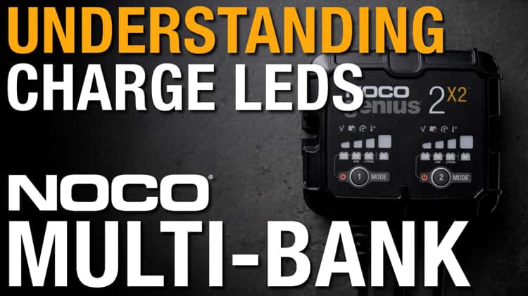 Understanding the Charge LEDs on NOCO Genius Multi-Bank on Vimeo