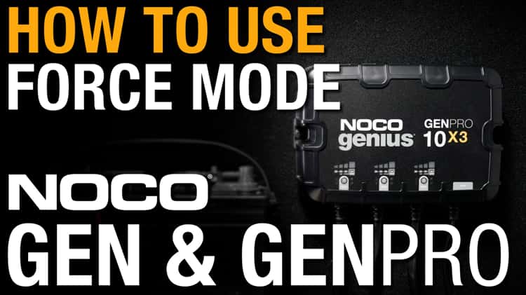 How to use Force Mode on NOCO GEN & GENPRO on Vimeo