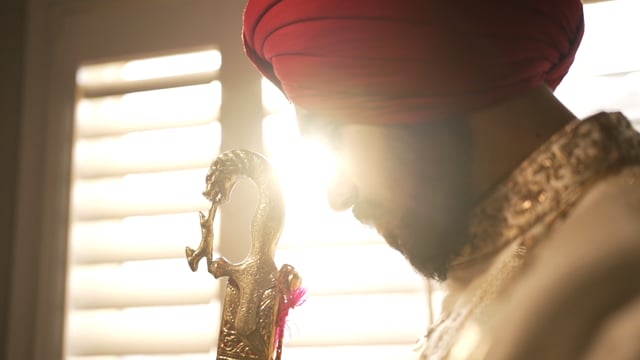 Still from Ravina & Gurkamal next day edit by Happy Soul Films, Toronto wedding videographers