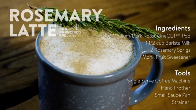 Chocolate Latte - The Hint of Rosemary