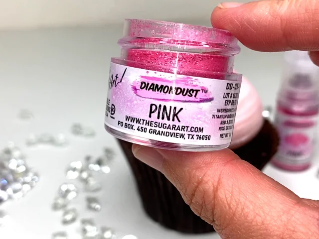 Light Pink Edible Glitter Small Spray Bottle