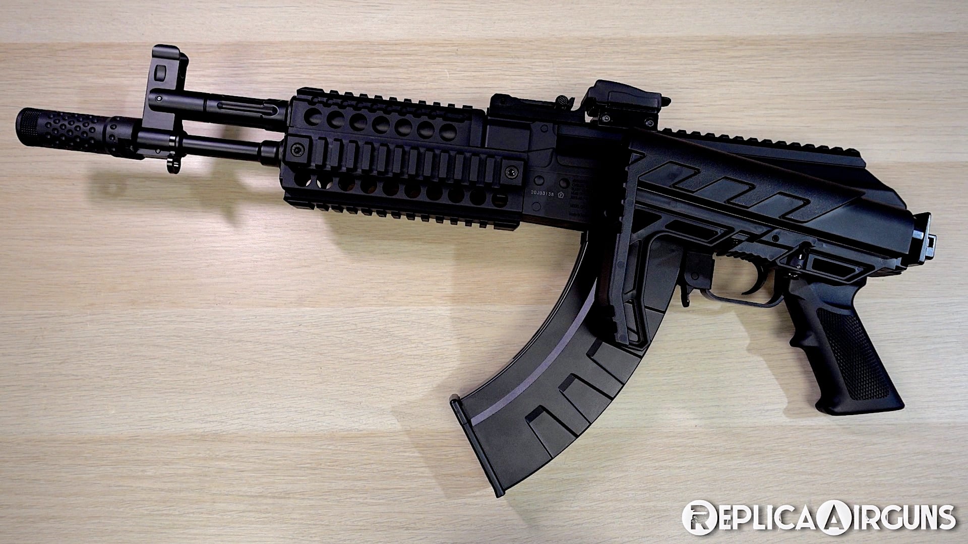 Crosman AK1 CO2 Blowback Full Auto BB Rifle Table Top Review