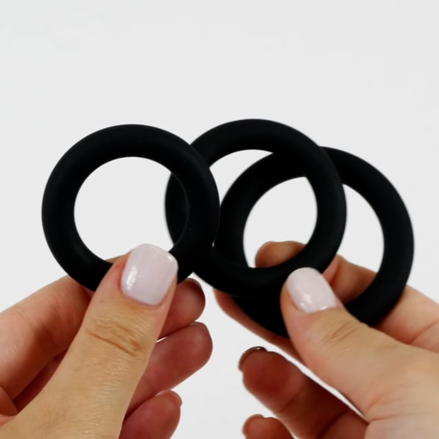 Trio Cockrings Épais - Érection Renforcée