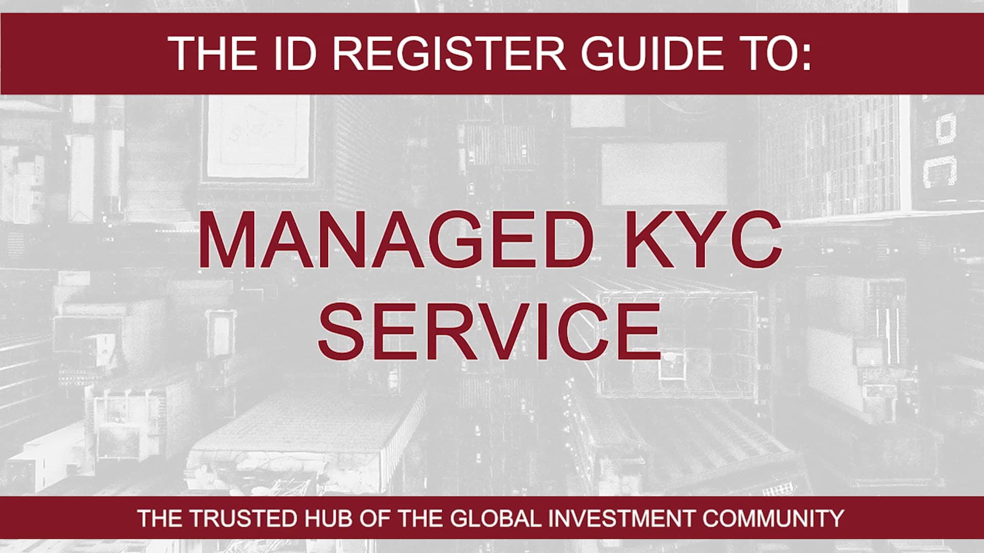 The ID Register Managed KYC Video Guide on Vimeo