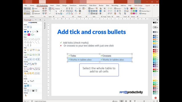 How to Automate or Insert a Tick or a Cross Mark on Microsoft