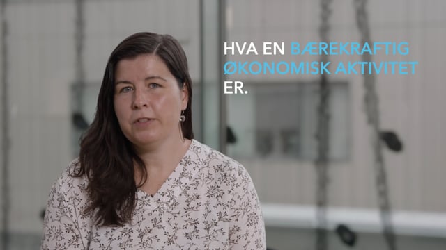 Nina Lillelien i NHO forklarer hva EUs taksonomi er