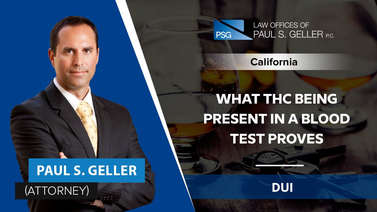 What THC Being Present In A Blood Test Proves Paul Geller DUI on Vimeo