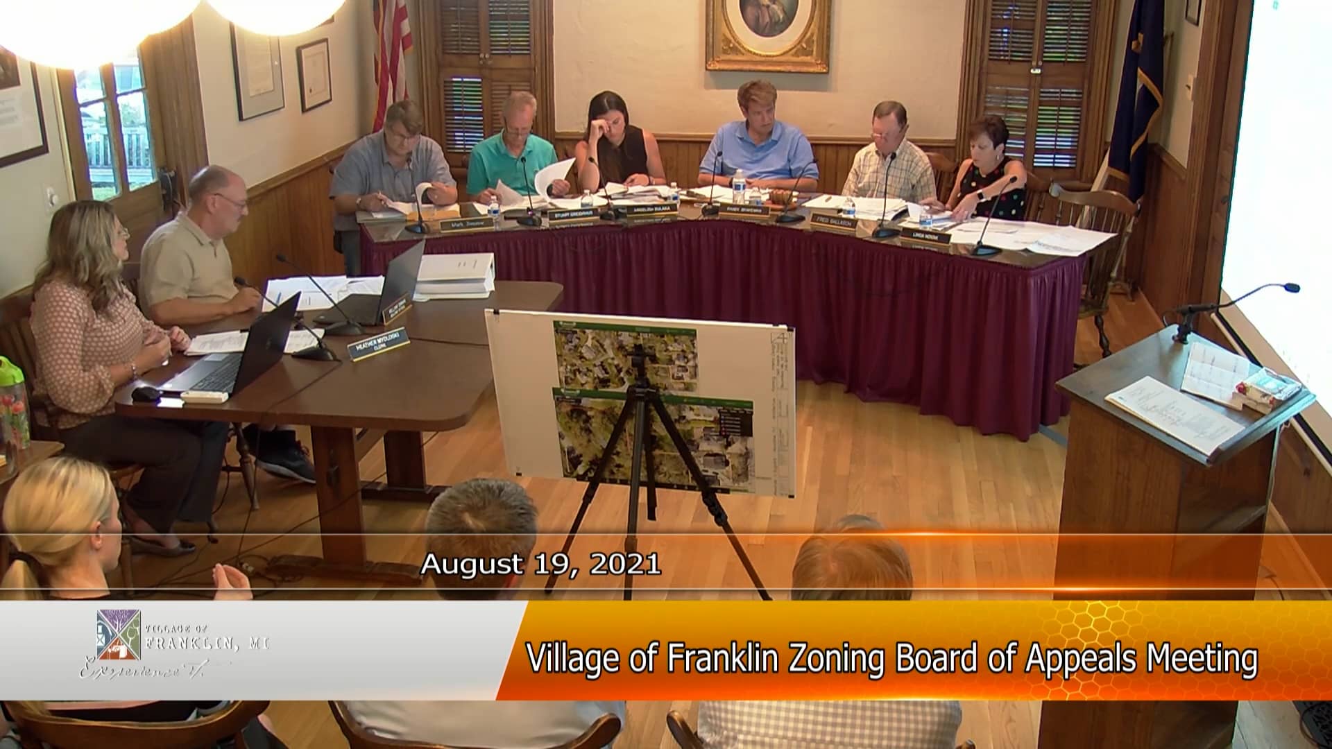 Franklin Zoning Board of Appeals Mtg '8.19.21' on Vimeo
