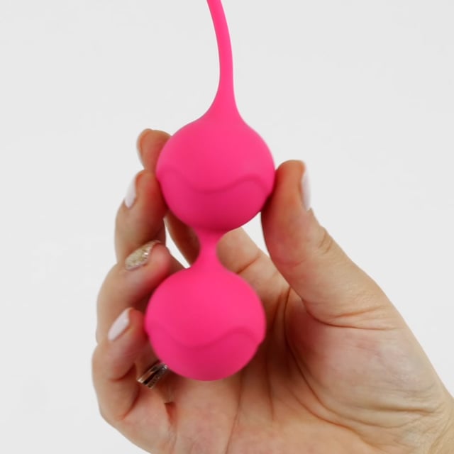 Boules Amour de Geisha Violette et Rose Fluo