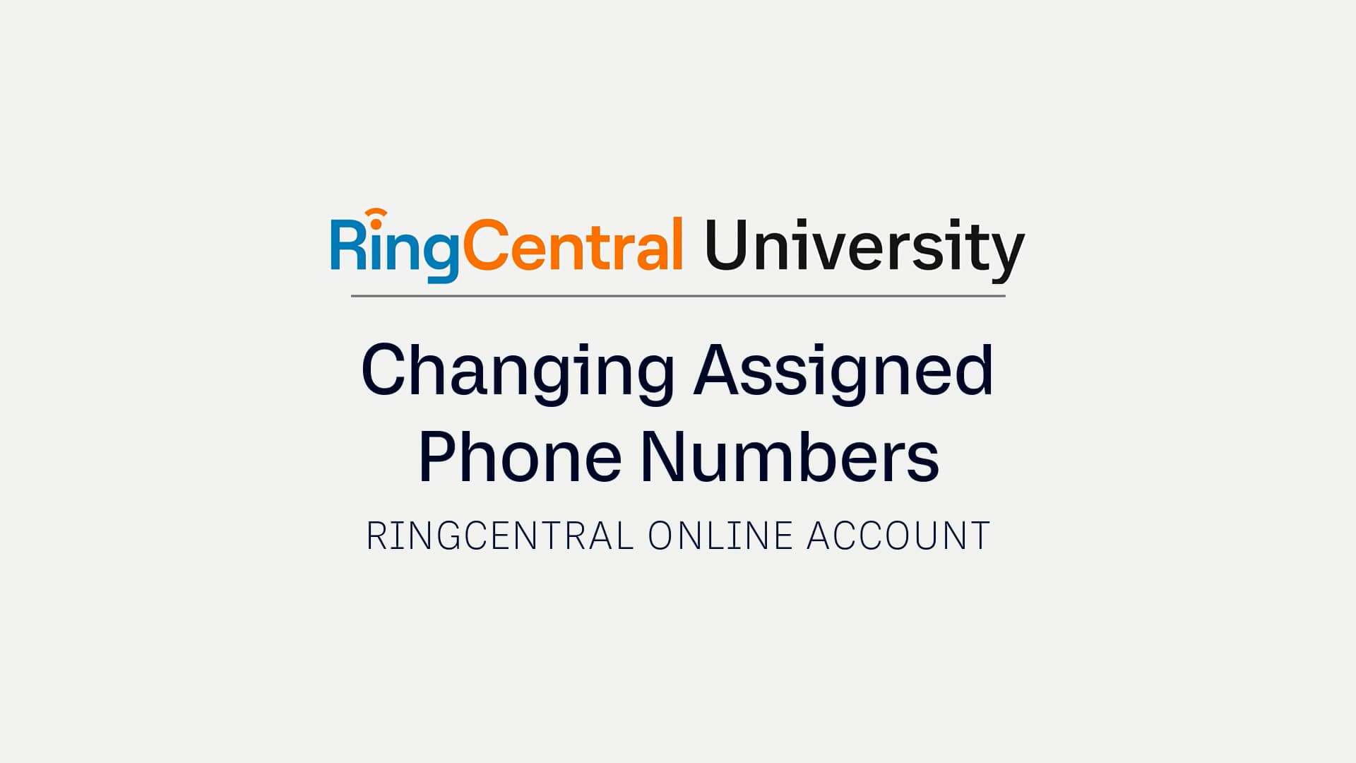 Changing Assigned Phone Numbers on Vimeo