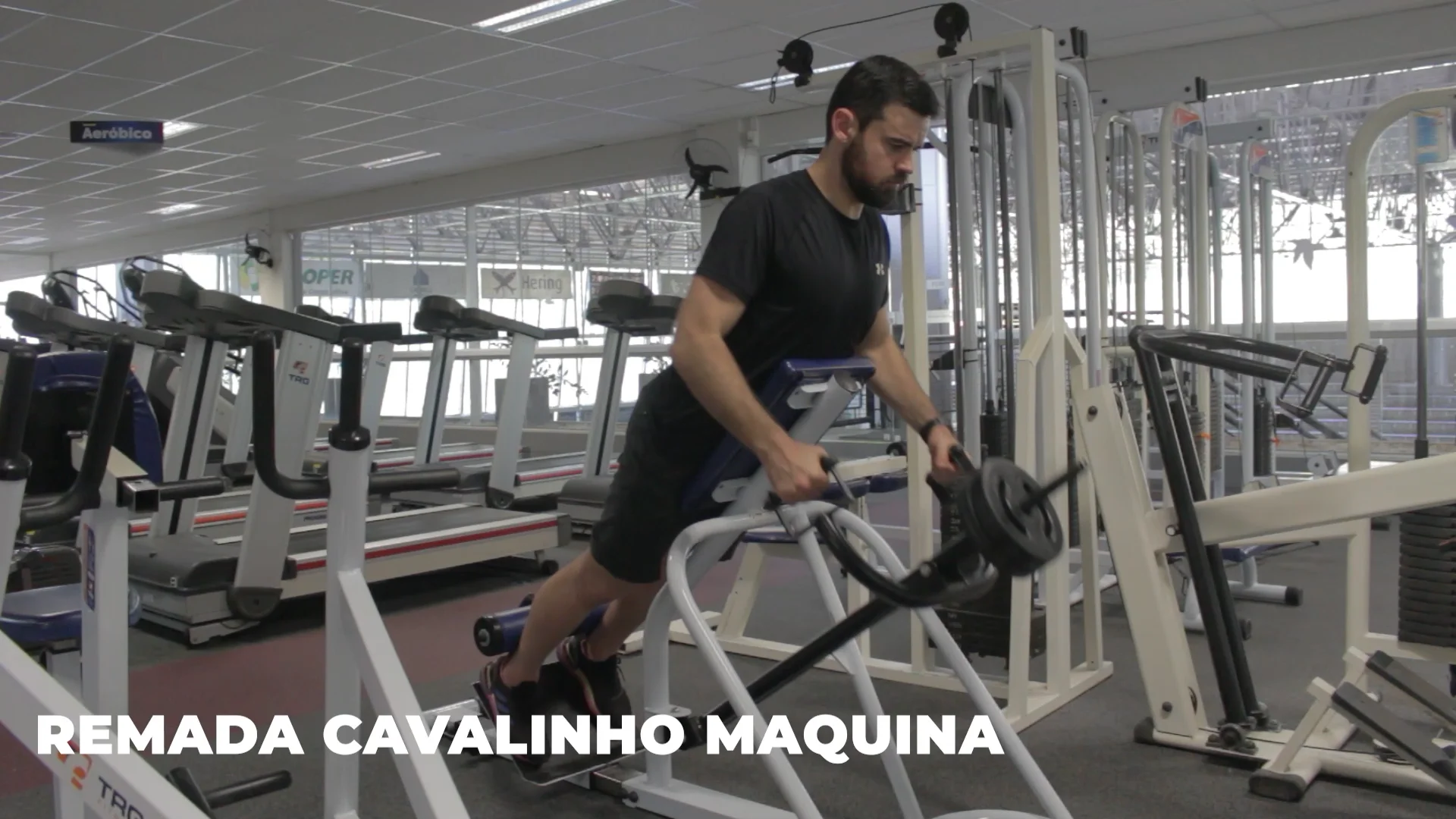 Máquina remada cavalinho - Via Mano