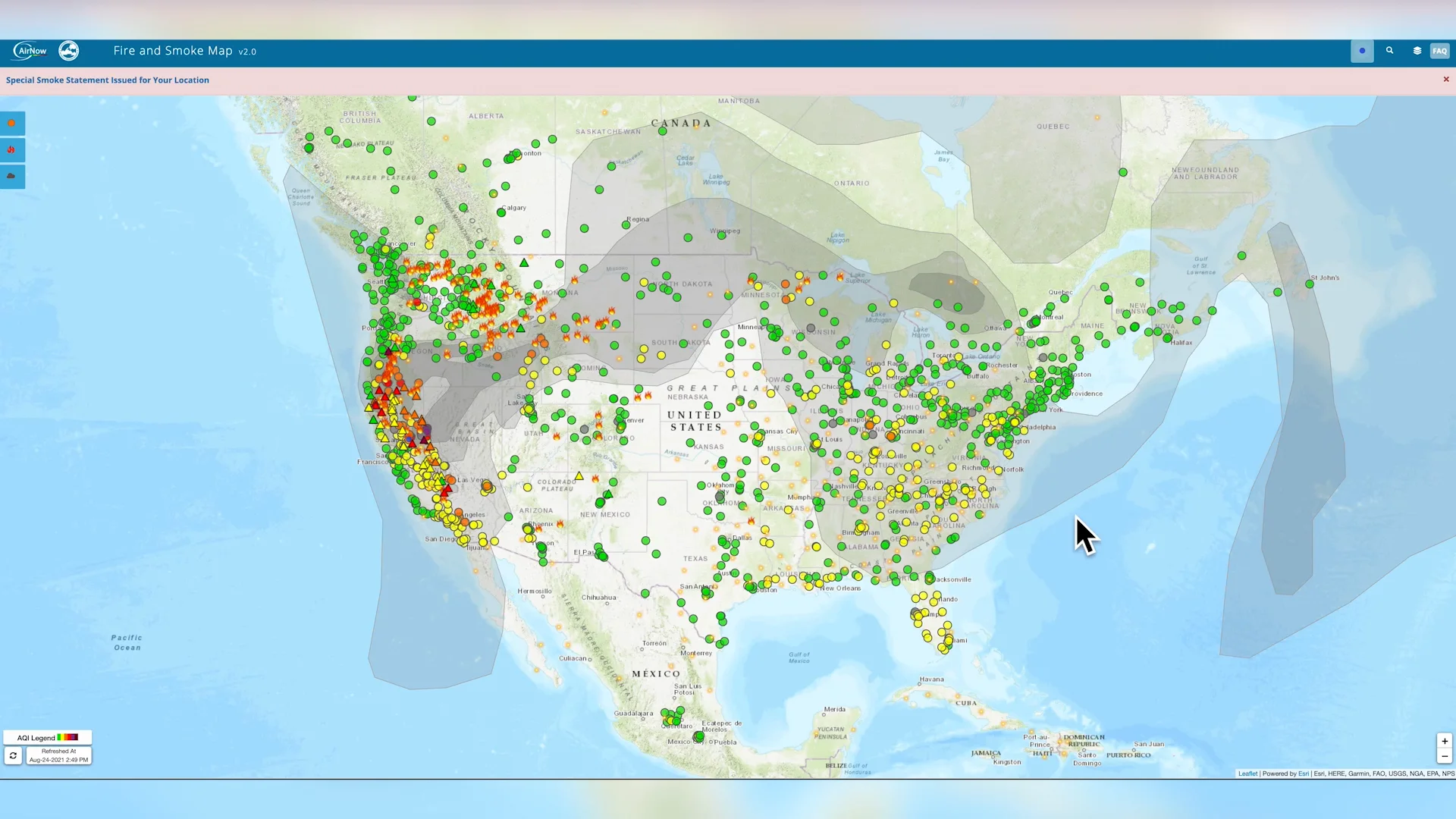 Fire AirNow Smoke Map-How To