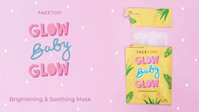 Glow Baby Glow 2-Step Sheet Mask - Brightening & Soothing