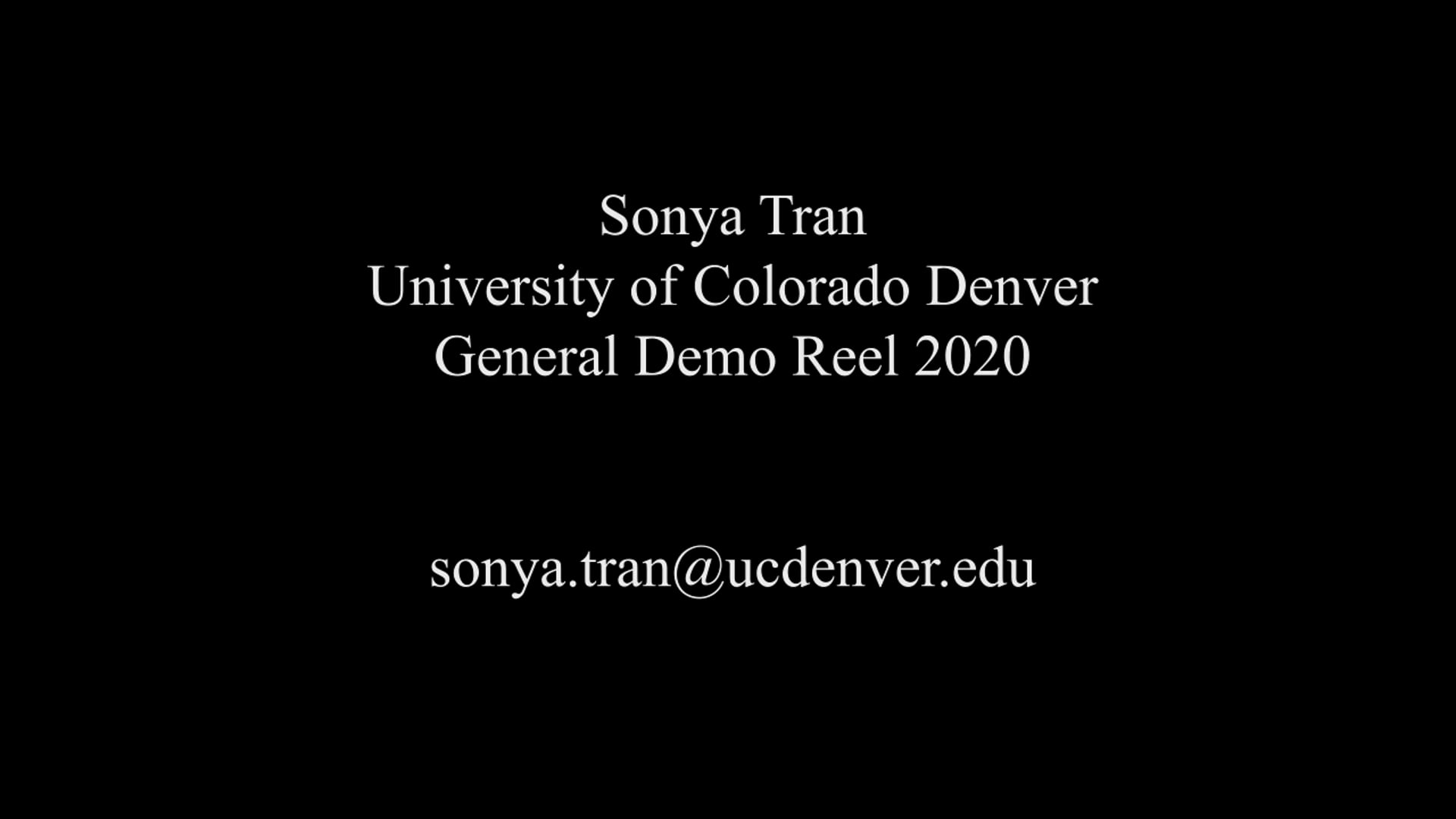 Tran General Reel 2020