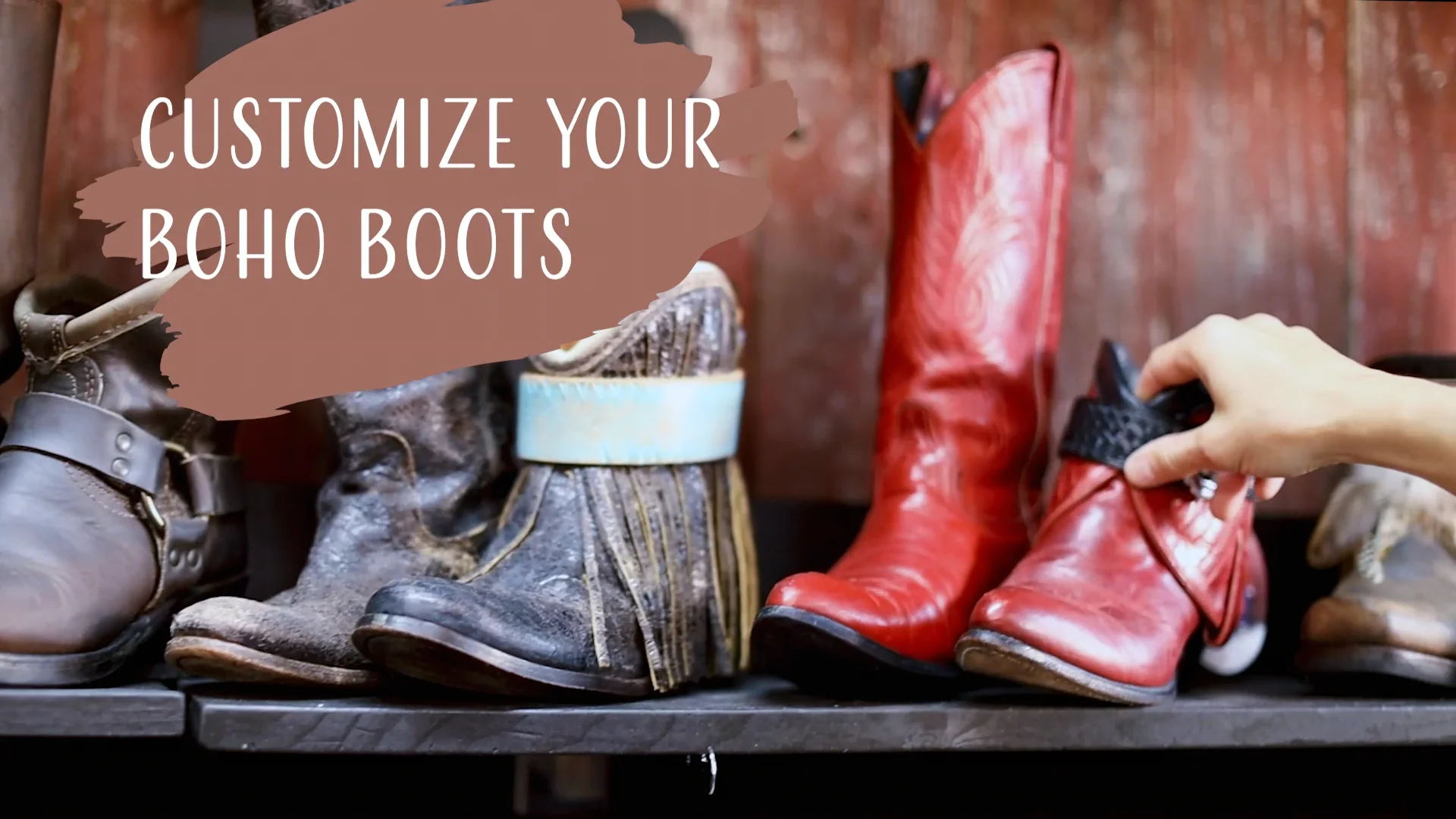 Customize your cheap boots