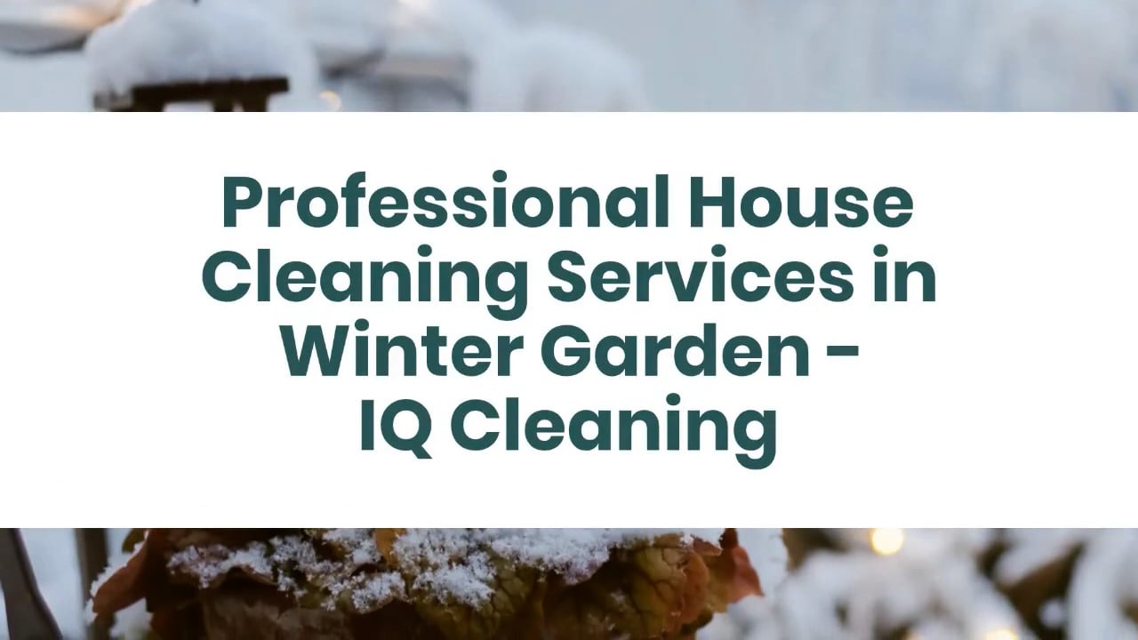 Professional House Cleaning Services In Winter Garden IQ Cleaning On 