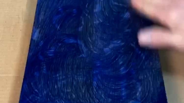 Applying Odie's Blue Pigment  DIY Non-Toxic Wood Stain on Vimeo