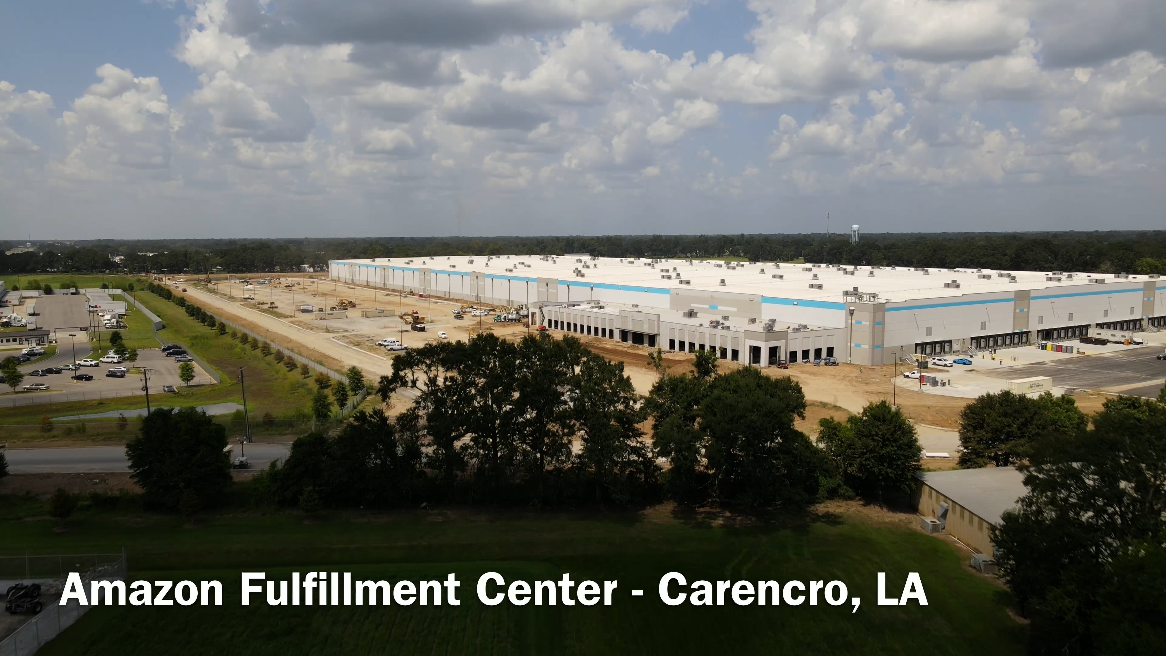 Amazon Fulfillment Center Carencro, LA August 2021 on Vimeo