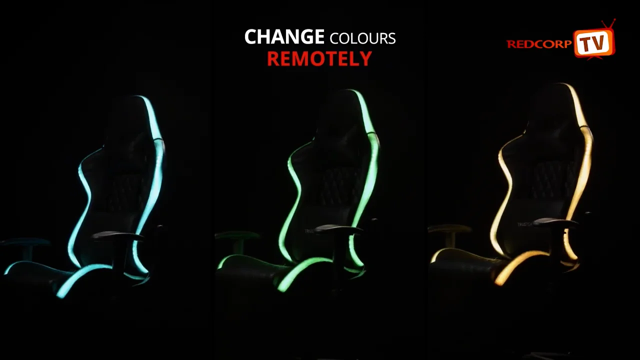 Gxt 716 rizza rgb led illuminated gaming chair hot sale