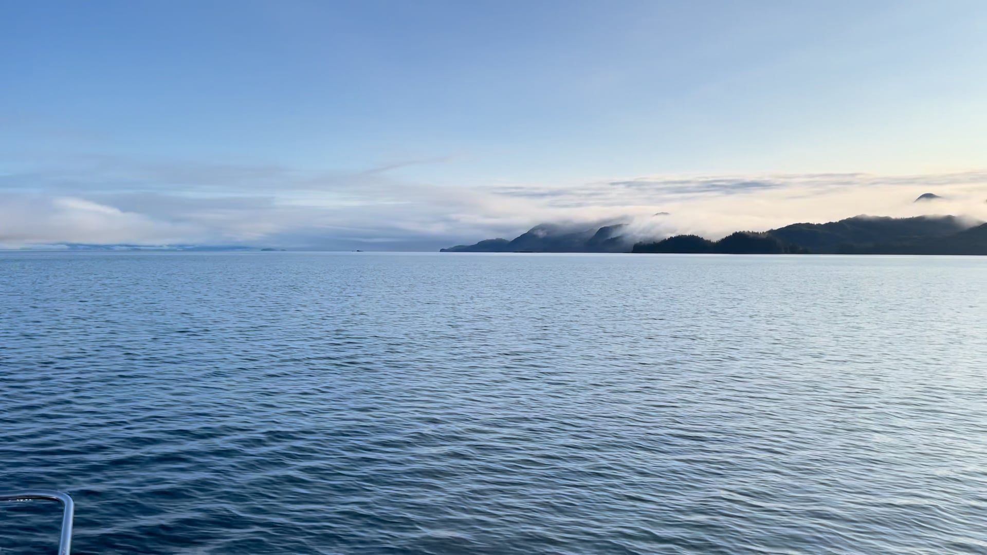 Prince William Sound on a clear morning