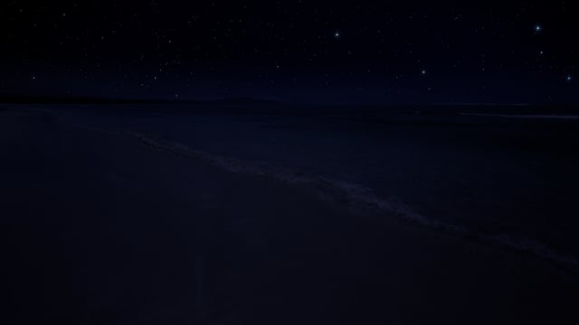 Tropical Beach at Night. Part 2