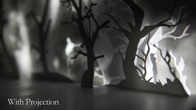 the icebook - cut out animation