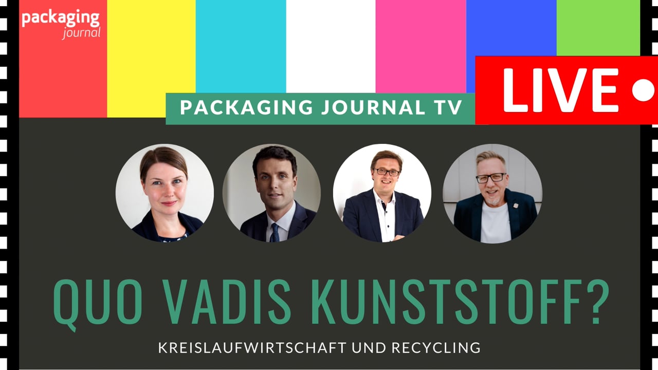 packaging journal TV LIVE #3 - Quo Vadis, Kunststoff? - Kreislaufwirtschaft und Recycling
