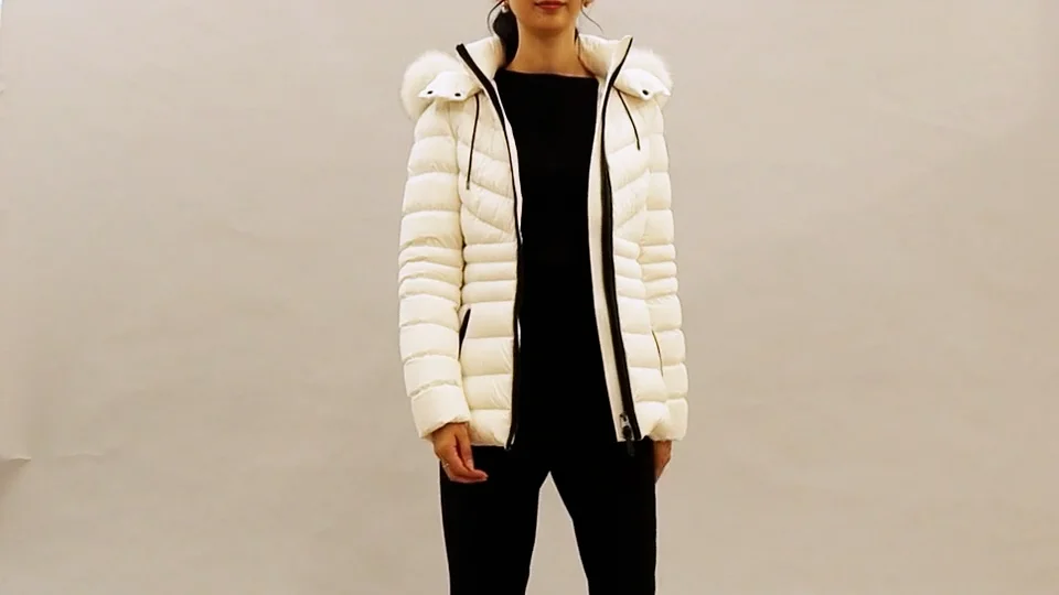MACKAGE/マッカージュ】フォックスファー付きミデイダウンコート MACKAGE/マッカージュ】フォックスファー付きミデイダウンコート