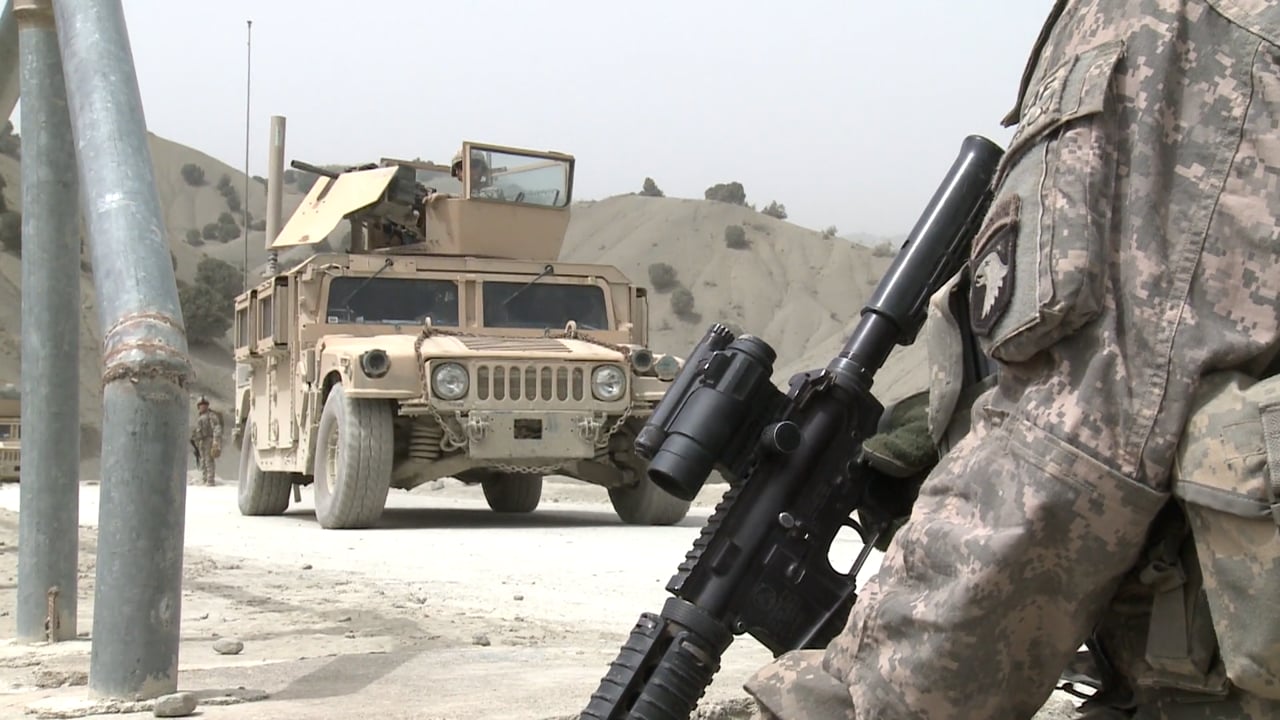 Firefight in Afghanistan's Kunar Province with the 101st Airborne in September 2008