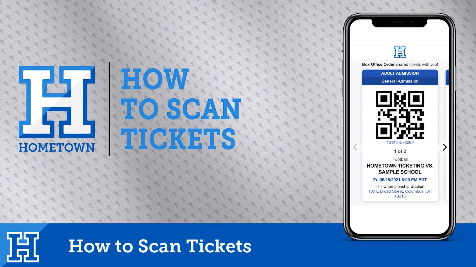 Mobile Ticketing, Scanning Tickets