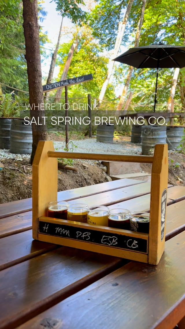 Where to drink craft beer on Saltspring Island - BC - Canada - Salt Spring Brewery