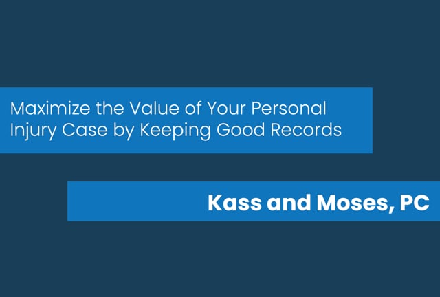 Maximize the Value of Your Personal Injury Case by Keeping Good Records
