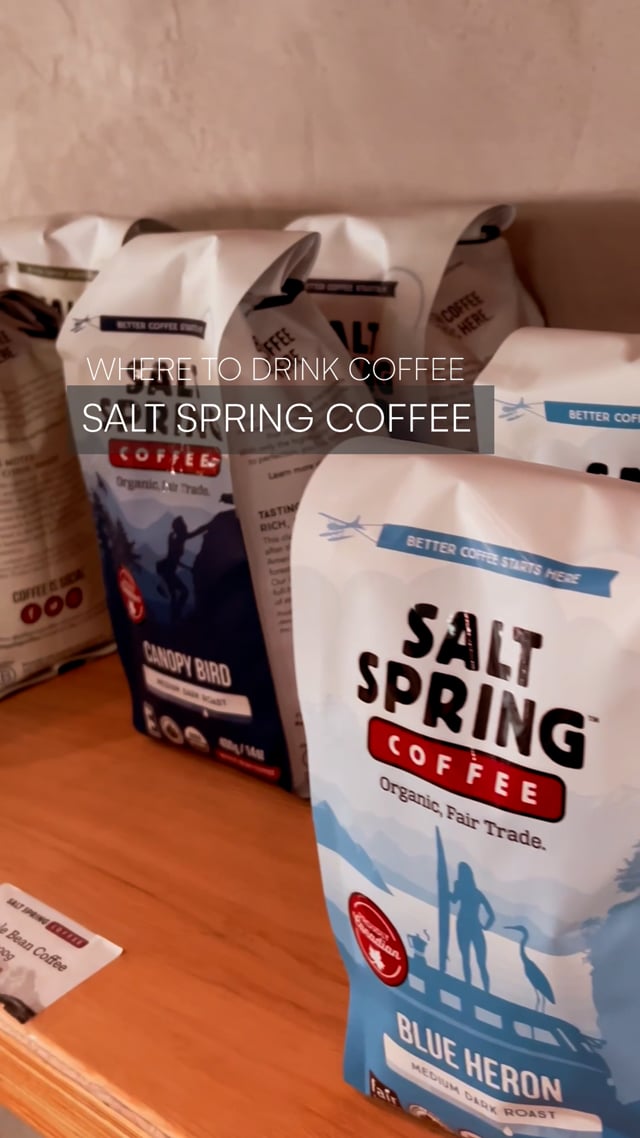 Where to drink coffee on Saltspring Island - BC - Canada - Saltspring Coffee