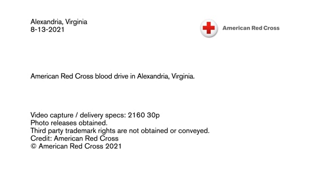 Biomed B-roll - Blood drive in Alexandria Virginia