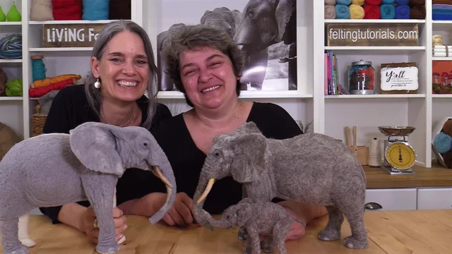 Needle Felt African Elephant – Felting Tutorials