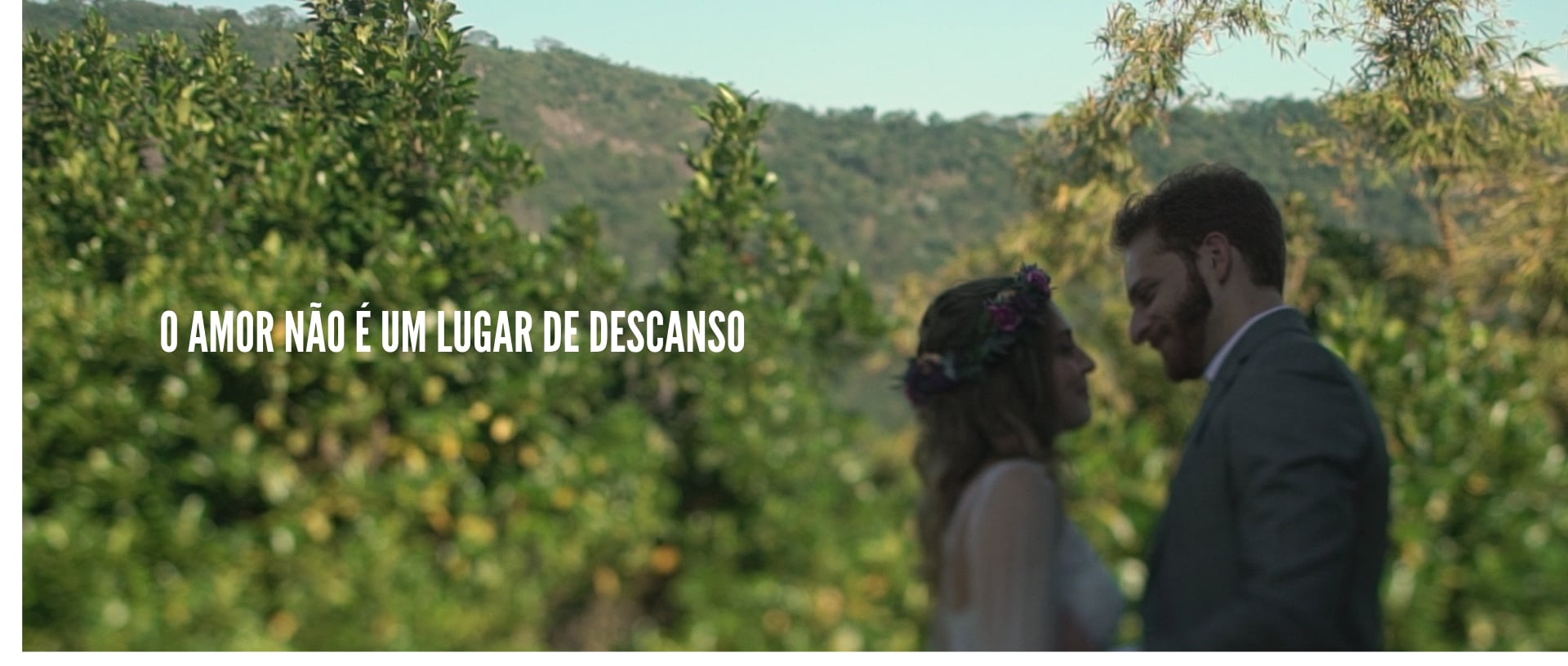 O amor não é um lugar de descanso